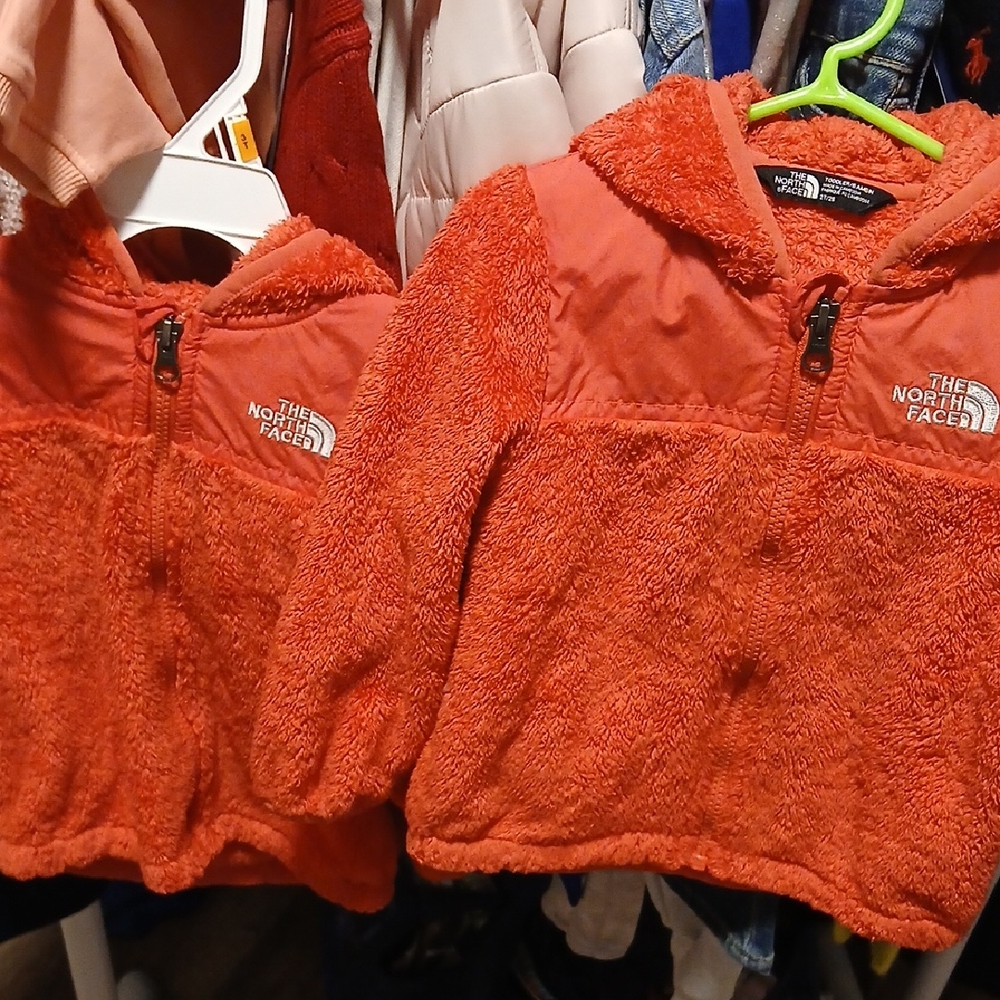 The North Face Vibrant Red Fleece Jackets